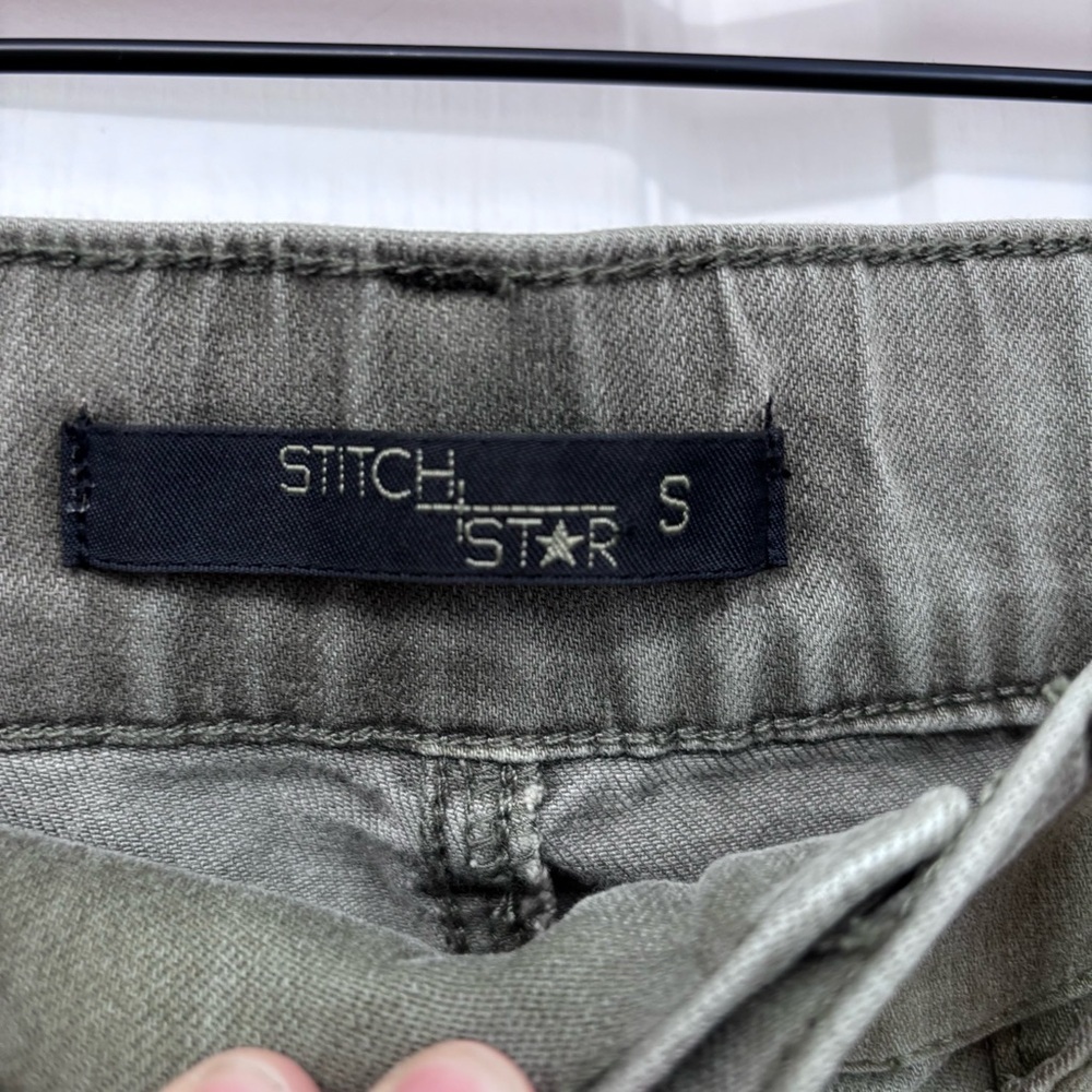 Olive Utility Cargo Pants | Stitch Star S - Picture 5 of 10